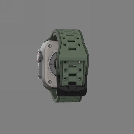 Actual product image UAG Civilian Strap- Apple Watch Ultra/42/44/45mm- olive drab- (Silicone)