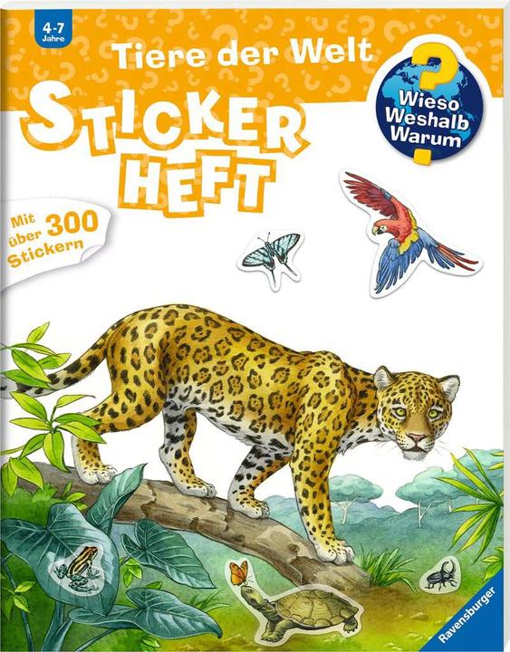 Ravensburger Stickerheft Tiere der Welt