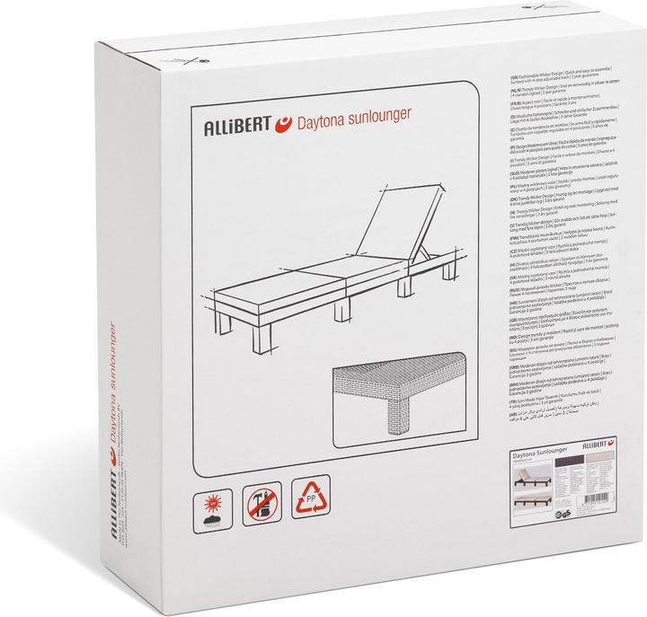 Produktbild Allibert Daytona Sunlounger (195 cm)