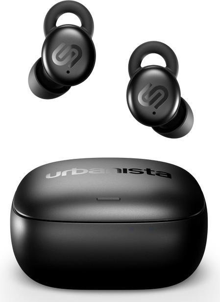 Produktbild Urbanista True Wireless In-Ear-Kopfhörer Porto Schwarz (keine Geräuschunterdrückung, 27 h, Kabellos)