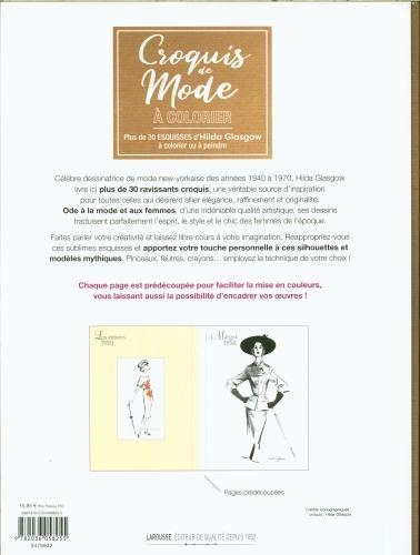 Image du produit Croquis de mode à colorier (Français, Collectif, 2024)