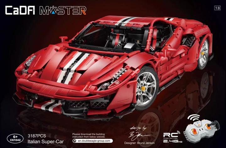 Produktbild Cada MASTER Red Super Car 1:8 inkl Power System