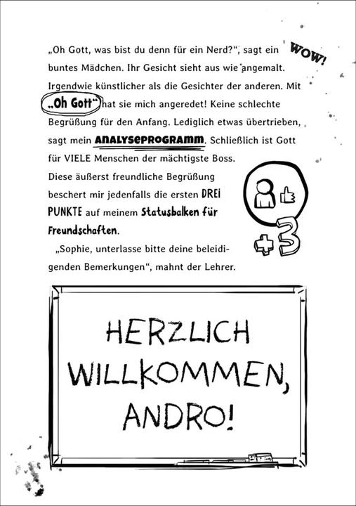 Produktbild Andro, streng geheim! (Band 1) - Fehlermeldung: Schule (Deutsch, Mareikje Vogler, Kai Pannen, Loewe Kinderbücher, 2021)