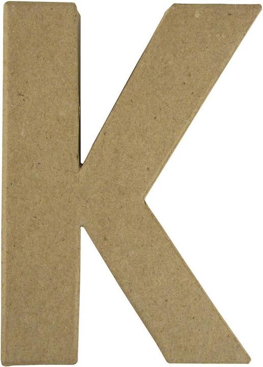 Image du produit Rayher Lettre de papier mâché K FSC Recyclé 100%