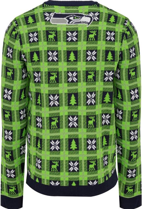 Actual product image Foco NFL Ugly Sweater XMAS Knit Sweater - Seattle Seahawks XL (XL)