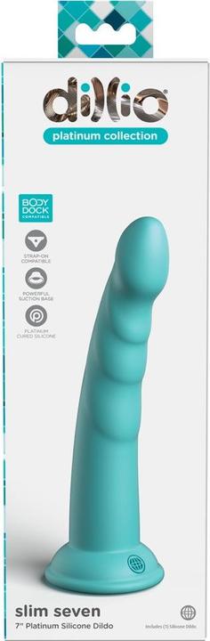 Actual product image Pipedream DP Slim Seven Teal 7 inch