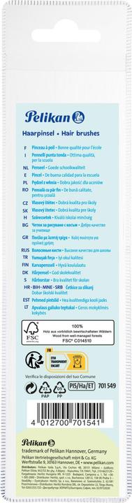 Immagine prodotto Pelikan Pennelli da colorare per la scuola, set iniziale con 5 pennelli per capelli