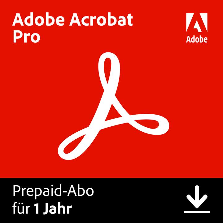 Image du produit Adobe Acrobat Pro (1 Utilisateur, 1 Périphériques/Utilisateurs, 12 mois)