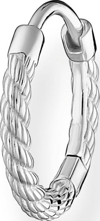 Actual product image Thomas Sabo Single Creole Rope Silver (925 silver)