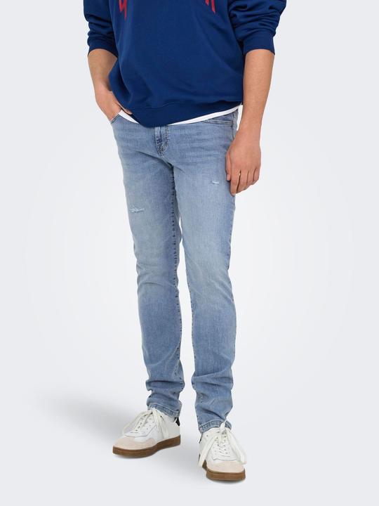 Actual product image Only & Sons ONSLOOM Niedrige Taille Slim Fit Jeans Slim Fit Jeans (W31/L30)