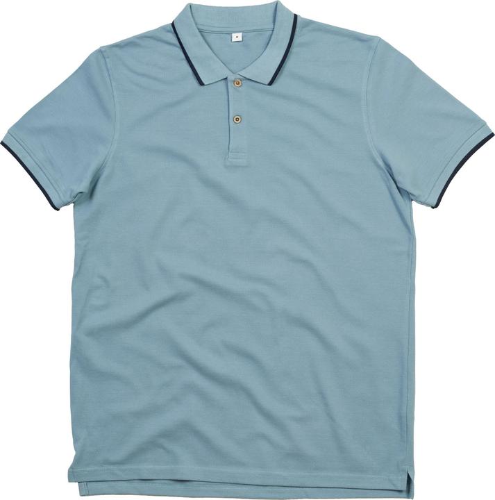 Actual product image Mens Tipped Polo Shirt (L)