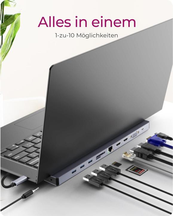 Immagine prodotto Icy Box IB-DK2106a-CPD (USB-C, 7 Porti)