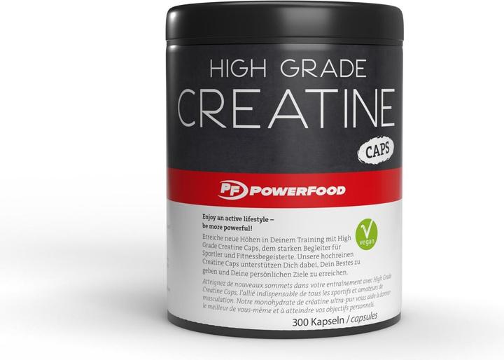 Produktbild PowerFood One High Grade Creatine (300 Stück, Kapseln, 348.90 g)