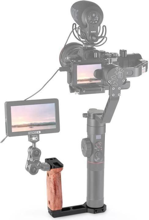 Actual product image SmallRig Wood Side Handle RoninS (Gimbal handle)