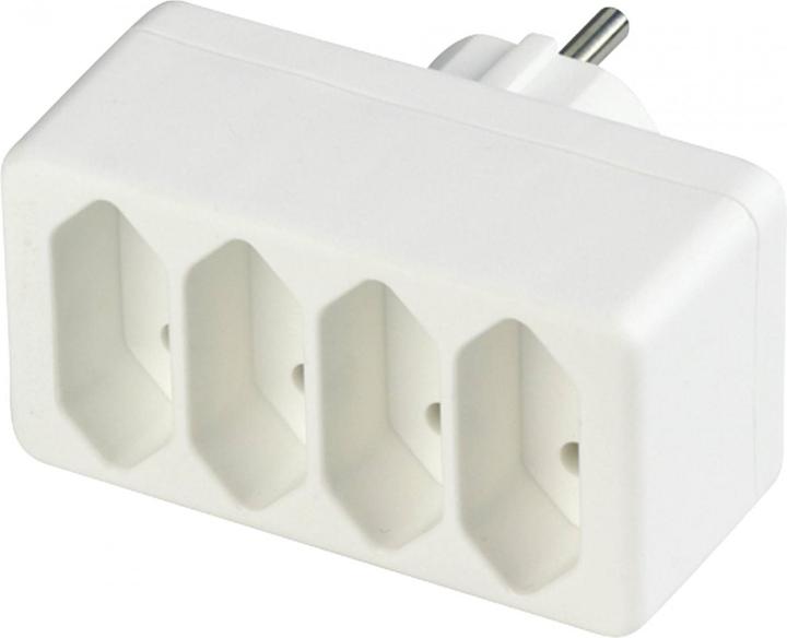 Immagine prodotto REV Spina di transizione a 4 prese Euro (CEE 7/3, CEE 7/16, 4 x)