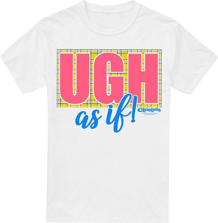 Actual product image Clueless Mens Ugh As If T-Shirt (L)