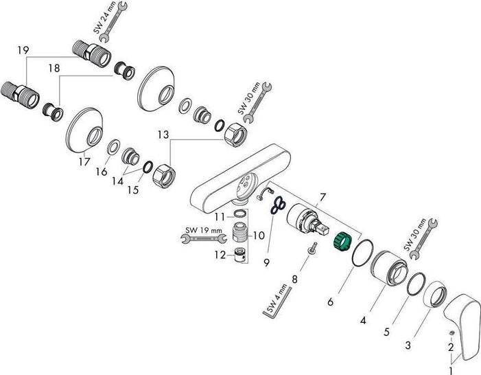 Produktbild hansgrohe Talis E Chrom