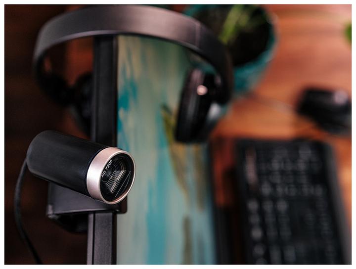 Actual product image A4Tech PK-910P - 1280 x 720 pixels - 30 fps - USB 2.0 - Black - Gray - Clip - Windows (0.90 Mpx)