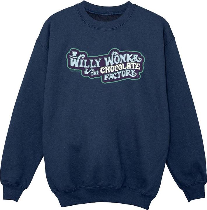 Willy Wonka & the Chocolate Factory Chocolate Factory Logo Sweatshirt Jungen