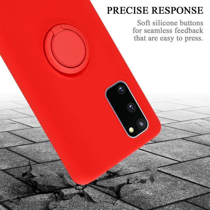 Actual product image Cadorabo TPU Liquid Ring Silicone Case Cover (Samsung Galaxy S20 FE)