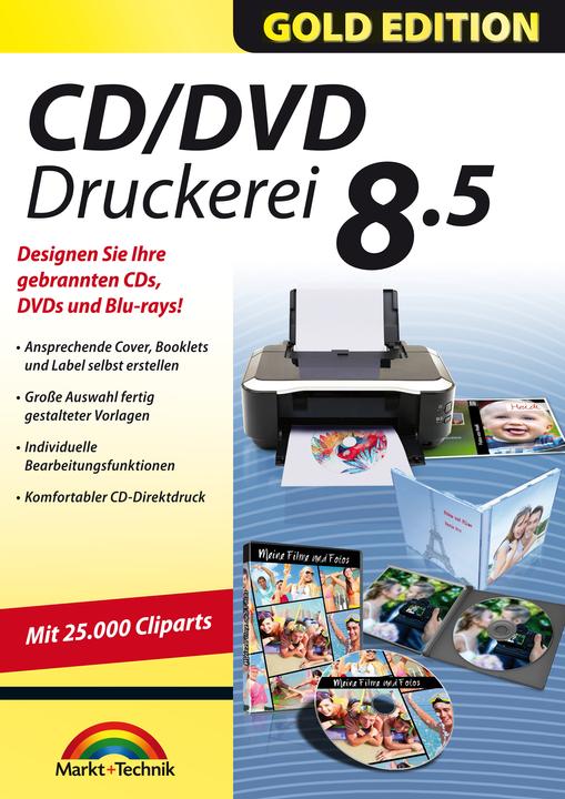Actual product image CD/DVD Printer 8.5 Gold Edition Download Code (1 User, 1 Devices/Users, unlimited)