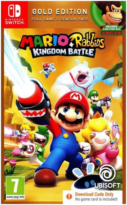 Actual product image Nintendo Mario + Rabbids Kingdom Battle (Gold Edition) (Code in Box) (Switch, Switch Lite, Switch OLED)