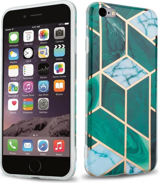 Actual product image Cadorabo IMD TPU Colorful Marble Cover (Apple iPhone 6 Plus)
