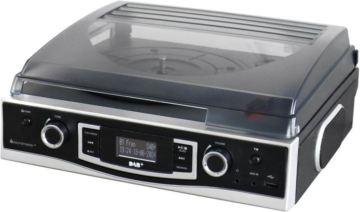 Image du produit Soundmaster Tourne-disque PL590SW Noir (Semi-automatique)