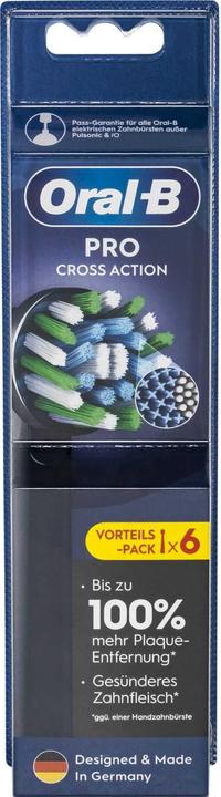 Actual product image Oral-B Attachment brushes black ProCrossAction CleanMaximizer6pcs. (6 x)