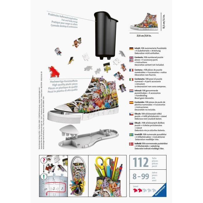 Immagine prodotto Ravensburger Sneaker Emoji (108 pezzi)