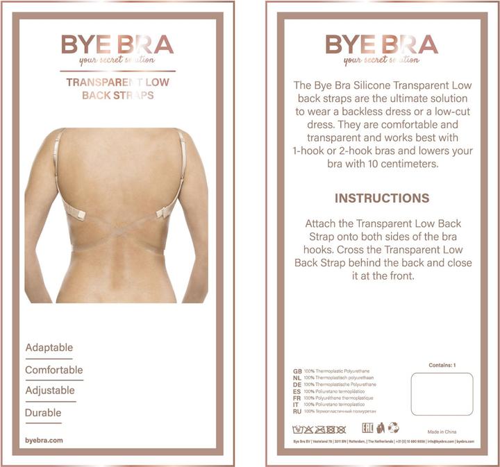 Produktbild Bye Bra Low Back Strap (Einzelpack)