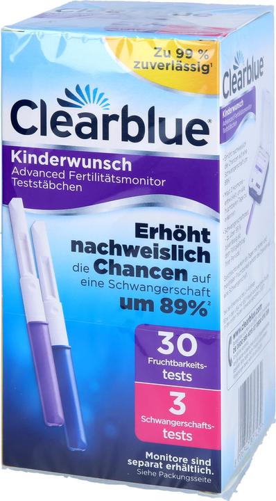 Actual product image Clearblue Test strips for fertility monitor