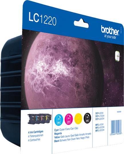 Image du produit Brother Lc-1220valbpdr (M, CF, C, Y)