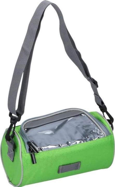Dunlop Fahrradtasche 2in1 - grün (1.20 l, Lenkertasche)