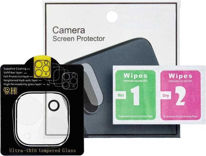 Actual product image OEM Protective glass 5D Full Glue Camera Tempered Glass - for Samsung Galaxy S24 FE Black (1 Piece, Samsung Galaxy S24 FE)