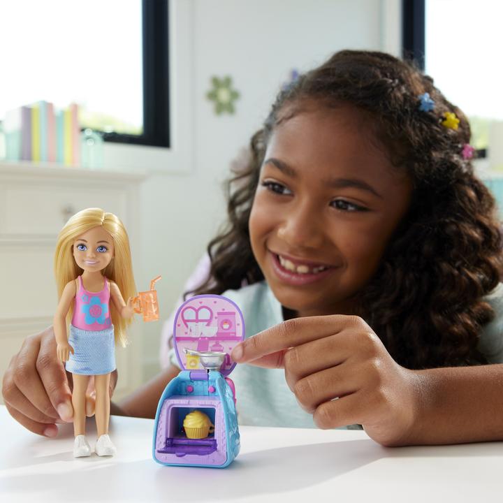 Actual product image Barbie Chelsea cupcake backpack