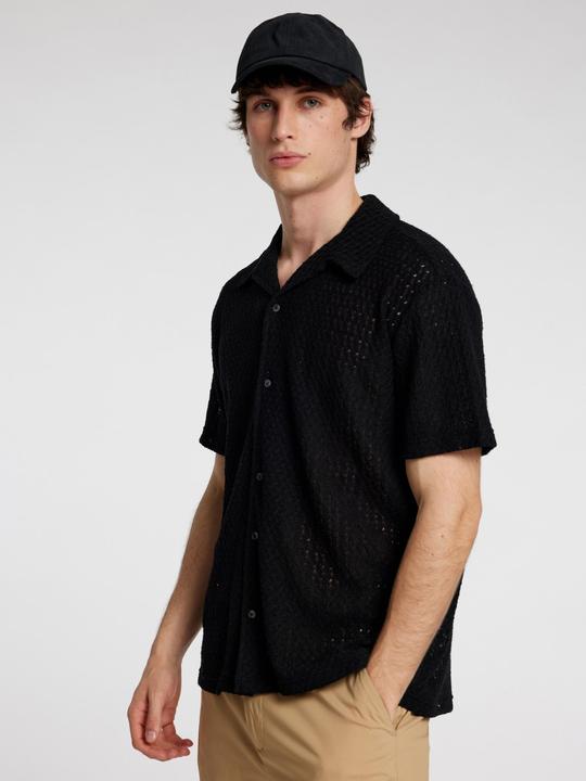 Produktbild Selected Homme Jacquard Strick Kurzarmhemd (L)