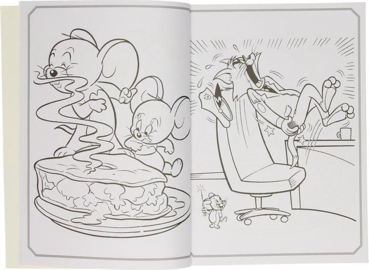 Produktbild Warner Bros Color Malbuch Tom & Jerry mit Aufklebern