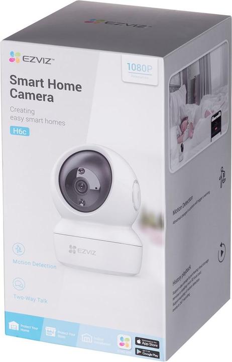 Productafbeelding EZVIZ H6C 2MP indoor PT camera (1920 x 1080 Pixels)