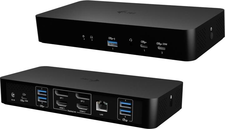 Produktbild i-tec Universal Intelligent, Dual, Docking Station, Power Delivery