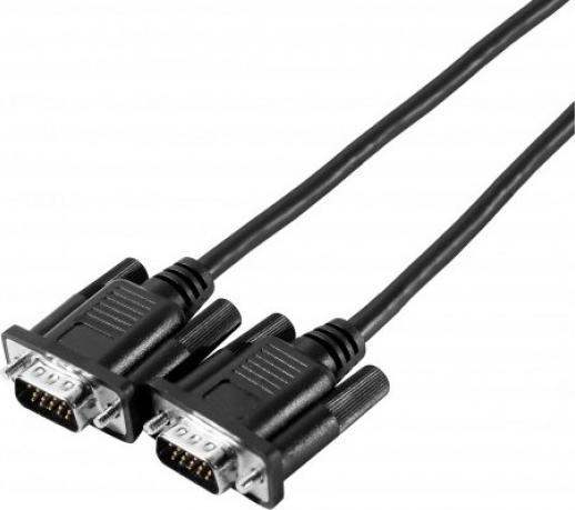 Image du produit Exertis Connect Câble moniteur SVGA "Eco", 15 broches HD D-Sub St./St., 2.0 m, noir Câble moniteur bon marché pour (1.80 m, VGA)