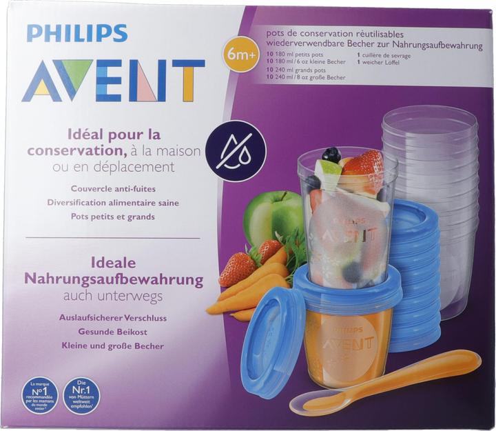 Productafbeelding Philips Avent Aufbewahrungssystem für Babynahrung