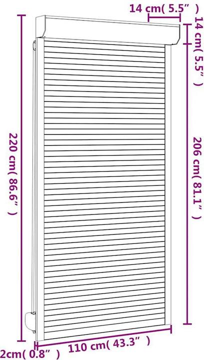 Actual product image VidaXL Helin (110 x 220 cm)
