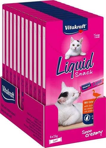 Produktbild Vitakraft Cat Liquid Snack Eend & B-Glucaan - 11X3 St (1175 g)