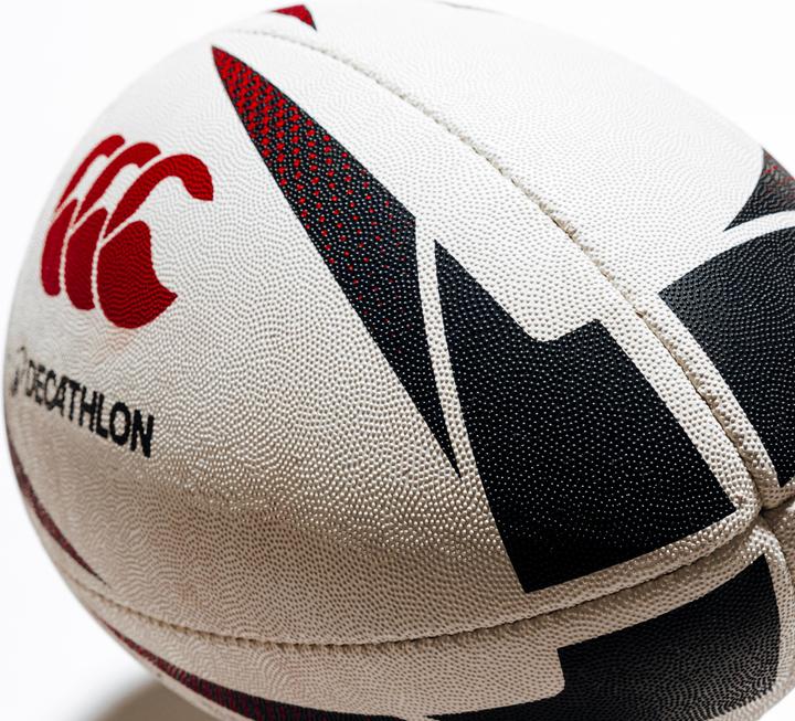 Actual product image Offload Rugby ball training ball size 4 - Canterbury black/red