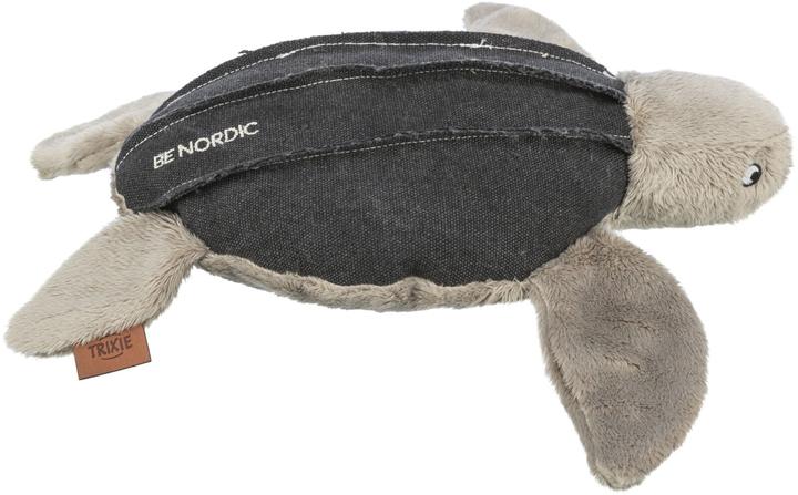 Produktbild Trixie Hunde-Spielzeug BE NORDIC Schildkröte Hauke, 34 cm, Grau (Kauspielzeug Hund)