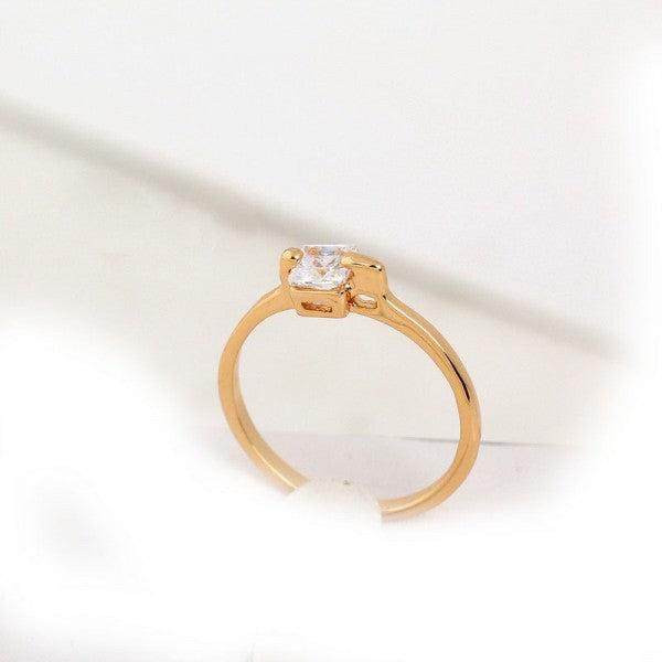 Image du produit Hermex Bague en or RGP avec zirconium - Or T. 53 (53)