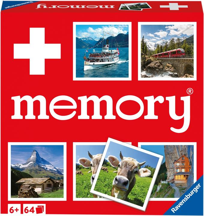Ravensburger Memory Switzerland (Deutsch, Französisch, Italienisch, Englisch)