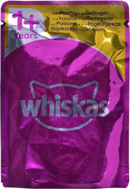 Actual product image Whiskas saszetki z drobiem dla kota 80x85g (Senior, 1 pcs., 6800 g)