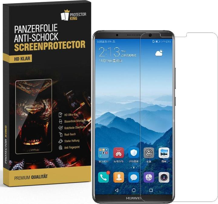 Produktbild Protectorking 2x Panzerfolie Anti-Shock HD Klar (2 Stück, Huawei Mate 10 Pro)